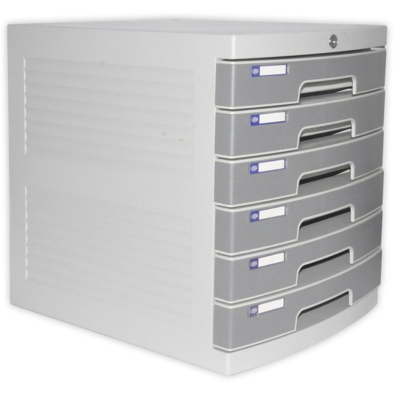 FIS File Cabinet (Plastic) With key, 6 Drawers - FSOTUS-3K