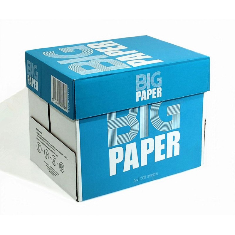 Buy Big Paper Photocopy Paper 80gsm - A4 (box/5ream) Online @ AED62 from  Bayzon