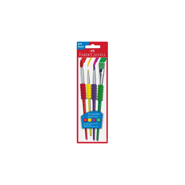 Faber Castell Paint Brushes (pkt/4pcs)