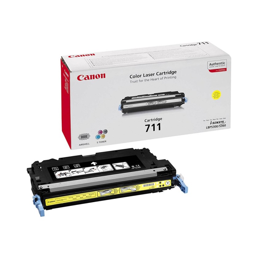 Canon 711Y Toner Cartridge - Yellow