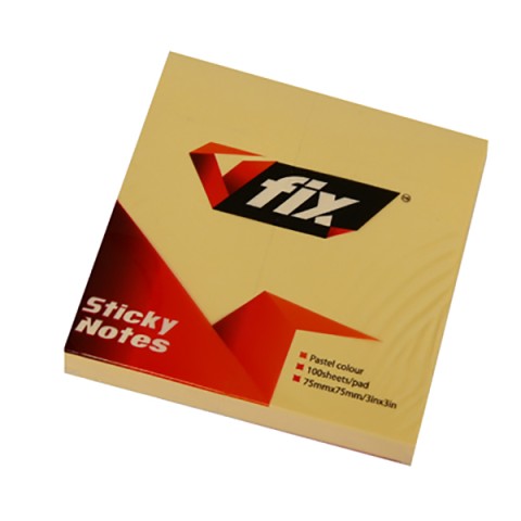 V Fix VF 33 Post-it Pad 3 x 3in - Yellow (pc)