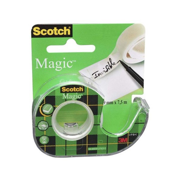 3M Scotch 103-NA Magic Tape - 19mm x 4m (pkt/12pc)