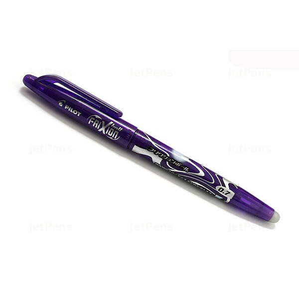 Fixion Pilot Pens, Various Styles & Colors Available While Supplies Last,  Purple, Teal and Black Frixion Pilot Pens, as Seen on Television -   Israel