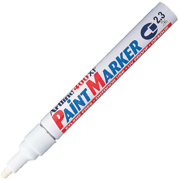 Buy Artline 400XF Paint Marker Medium - White (pkt/12pcs) Online ...