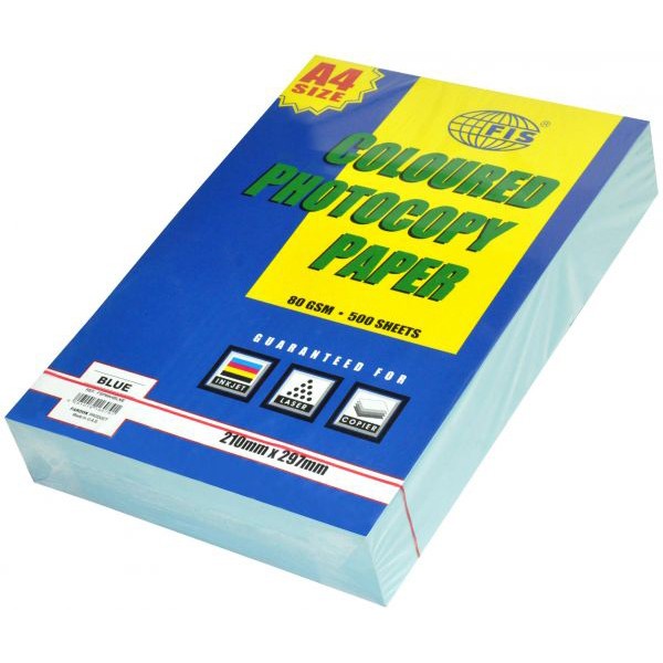 A4 Paper Printer Office Pastel Blue 80GSM