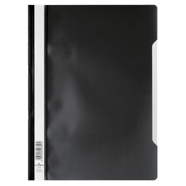 Durable 2573-01 Clear View Economy Folder - Black (pc)