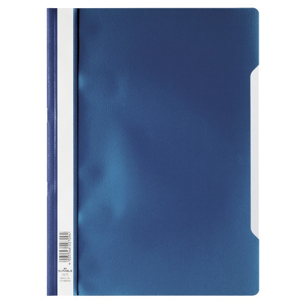 Buy Durable 2573-07 Clear View Economy Folder - Dark Blue (pc) Online ...