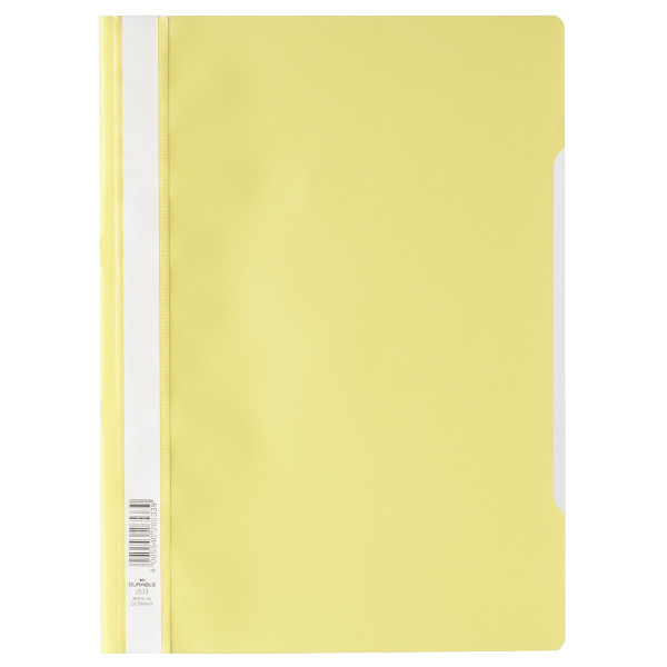 Durable 2573-04 Clear View Economy Folder - Yellow (pc)