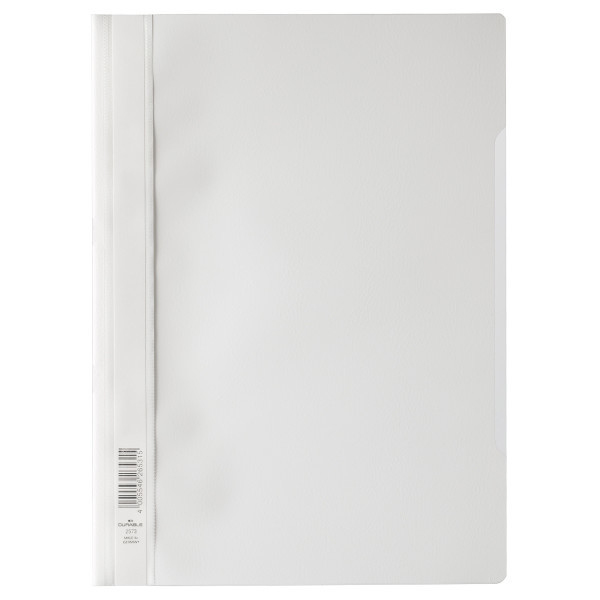 Durable 2573-02 Clear View Economy Folder - White (pc)