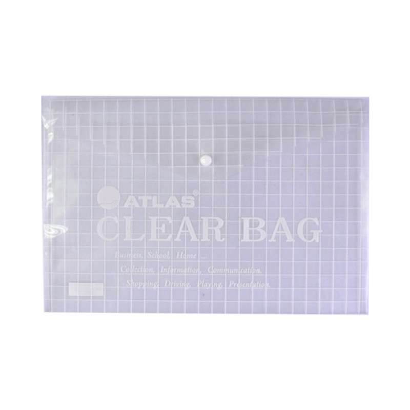 Atlas AS-F10008 Clear Bag FS - Clear (pkt/12pcs)