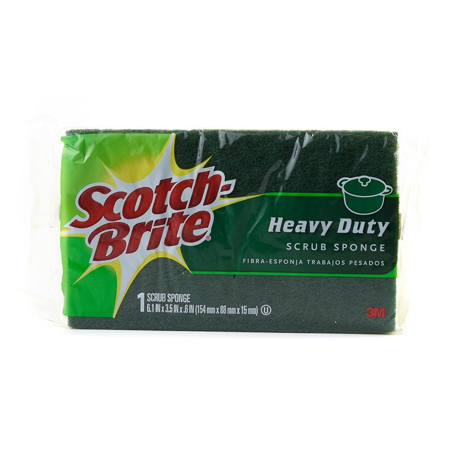 Buy Scotch Brite Heavy Duty Scrub Sponge - Large (pc) Online @ AED6.5 from  Bayzon