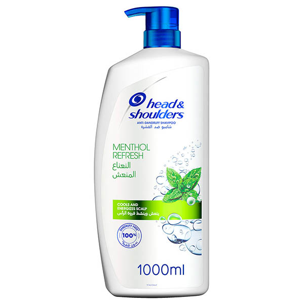 Buy Head & Shoulders Menthol Refresh AntiDandruff Shampoo 1000ml