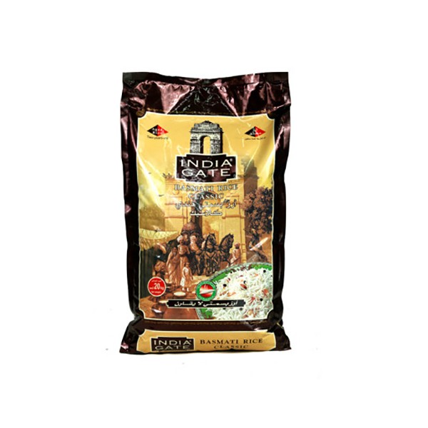 Buy India Gate Classic Basmati Rice - 2Kg Online @ AED 29.70 from Bayzon