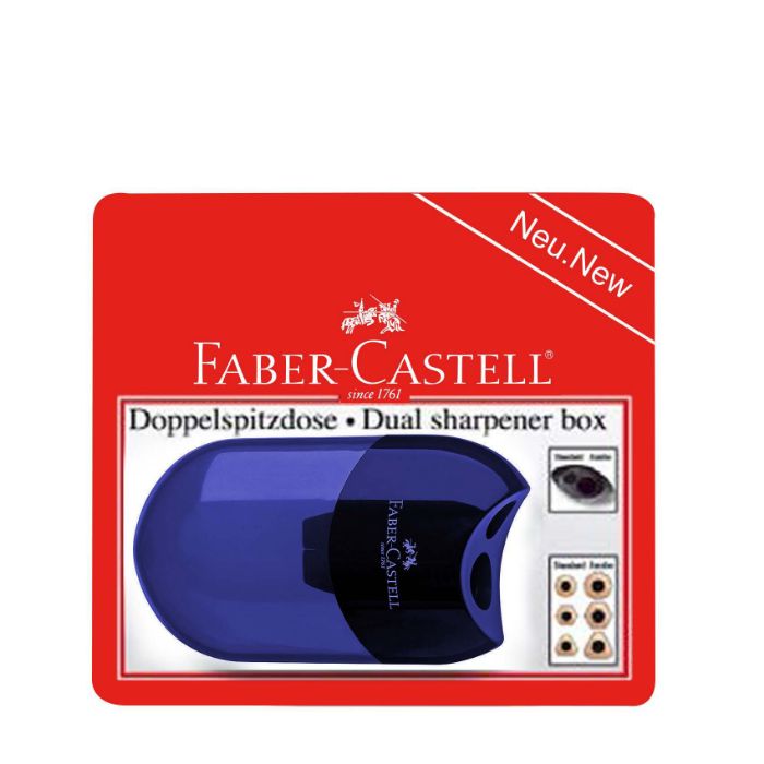 Faber Castell Dual Sharpener Apple Assorted Color (pc)