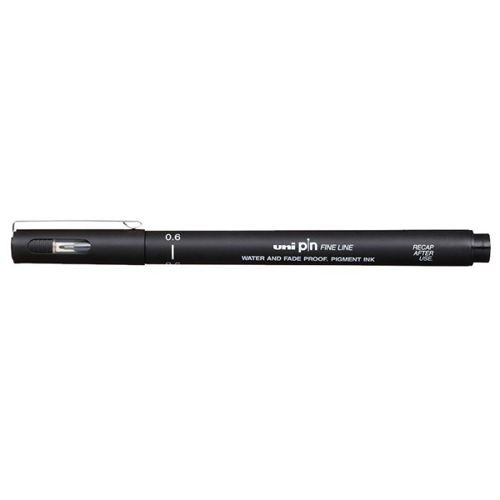 Buy Uniball Uni Pin Fine Liner Drawing Pen 0.6mm - Black (pc) Online ...