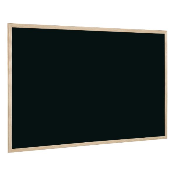 Bi-Office Chalk Board with Wooden Frame 90 x 120cm - Black