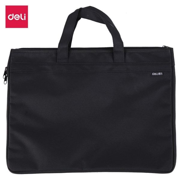 Deli EB55122 Handbag Expandable A4 - Black (pc)