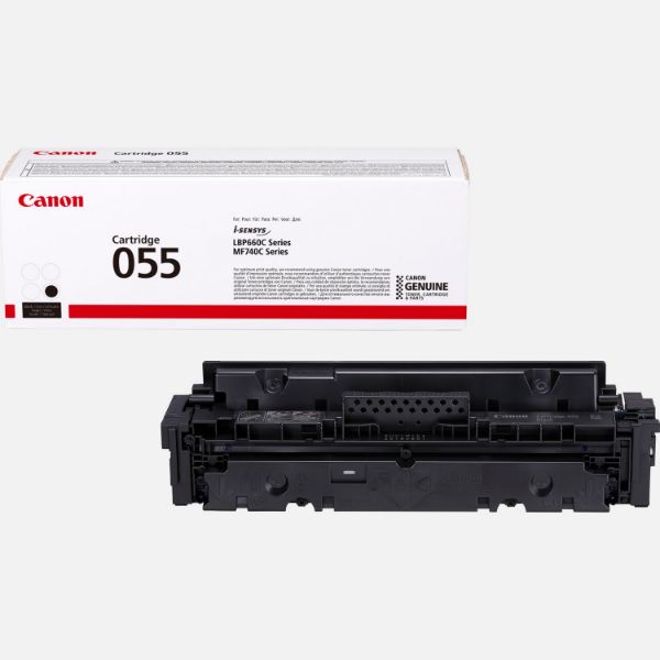 Canon 055 Toner Cartridge for Mf743 / Mf741 Printer - Black