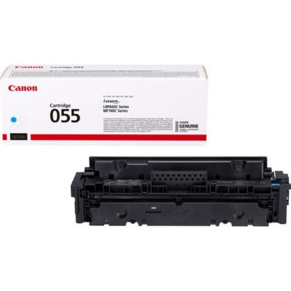 Canon 055 Toner Cartridge for Mf743 / Mf741 Printer - Cyan