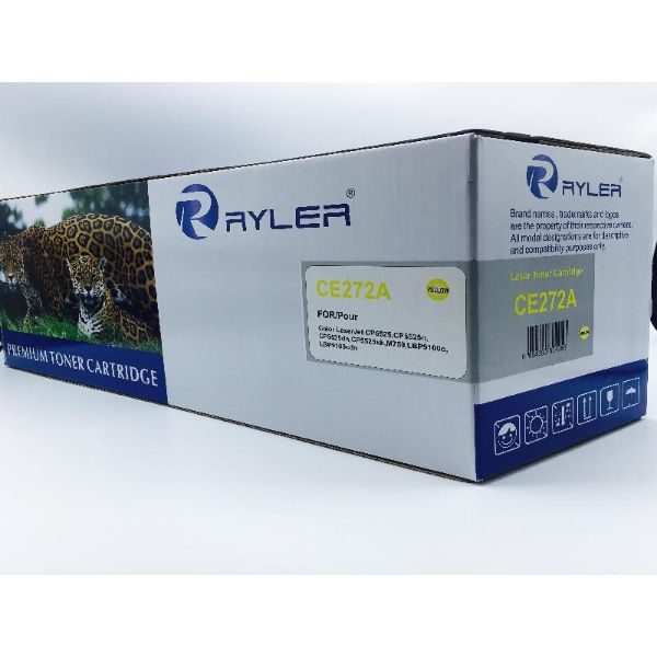 Ryler Compatible HP 650A (CE272A) Toner Cartridges - Yellow