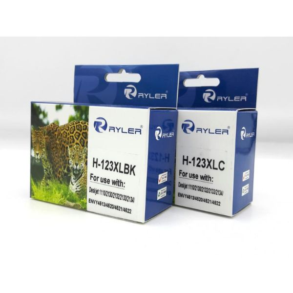 Ryler Compatible HP 123XL Ink Cartridges - Black