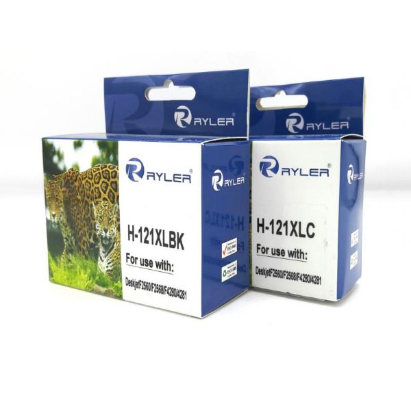 Ryler Compatible HP 121XL Ink Cartridges - Tri-Color