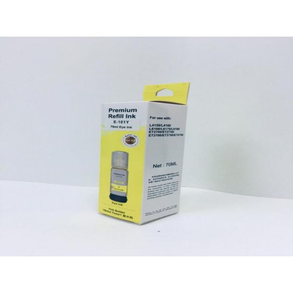 Ryler Compatible EPSON 101 EcoTank70ml Refill Ink Bottle - Yellow