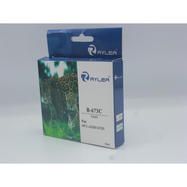 Ryler Compatible Brother LC673C Ink Cartridge - Cyan