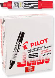 Pilot Super Color Jumbo Permanent Marker SC-6600 Red (Pkt12pcs)