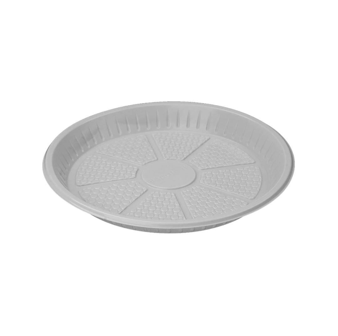 Round Plastic Plate White 9inch (Pkt/25pc)