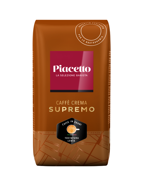 Piacetto Caffe Creama Supremo Coffee Beans 1kg