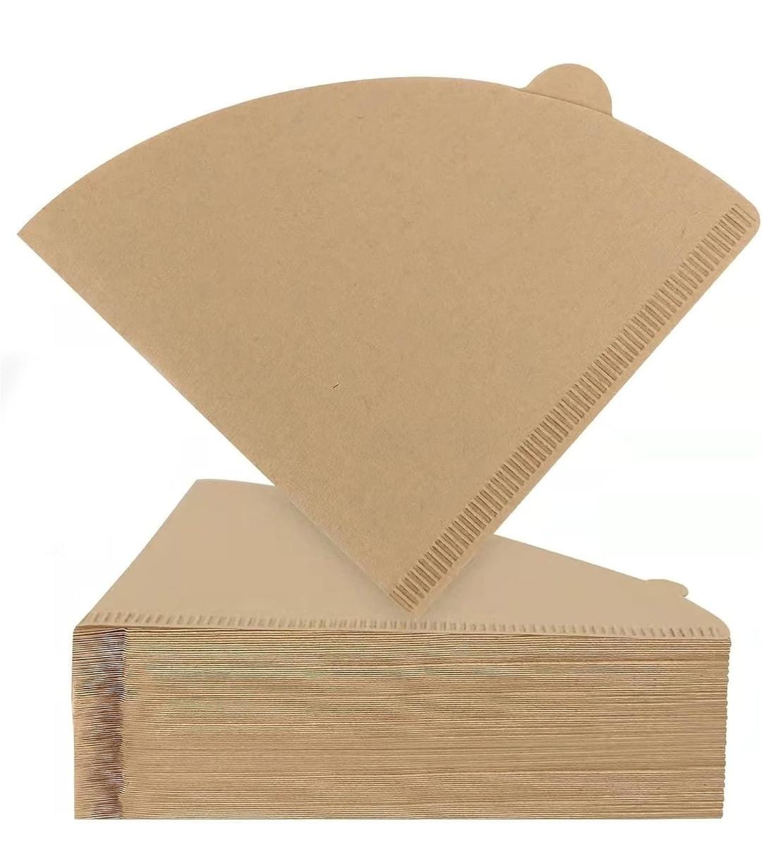 Coffee Filter Cone Unbleached Natural Paper Brown (Pkt/200pc)