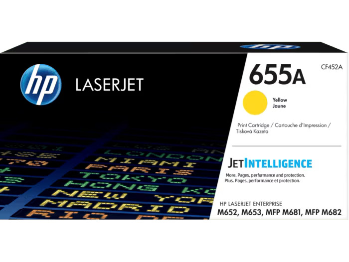 HP 655A Toner Cartridge CF452A Yellow