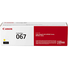 Canon 067 Toner Cartridge Yellow