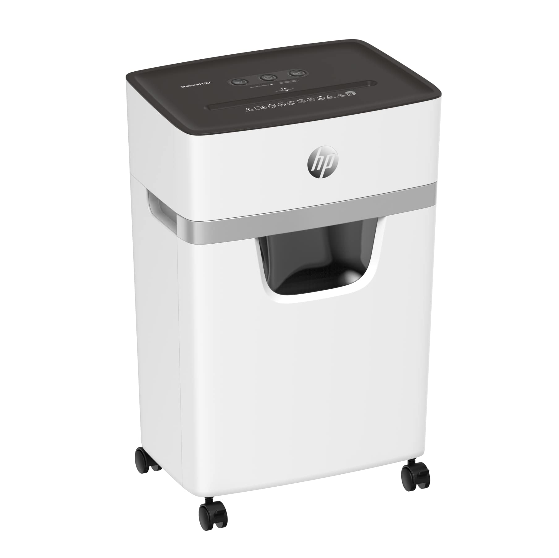 HP OneShred 15CC Shredder | 15Sheet | Credit Card | 20L | P4 Security