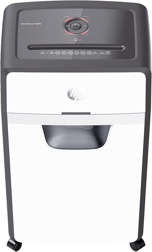 HP OneShred 16MC Shredder | 12Sheet | Credit Card | 30L | P5 Security