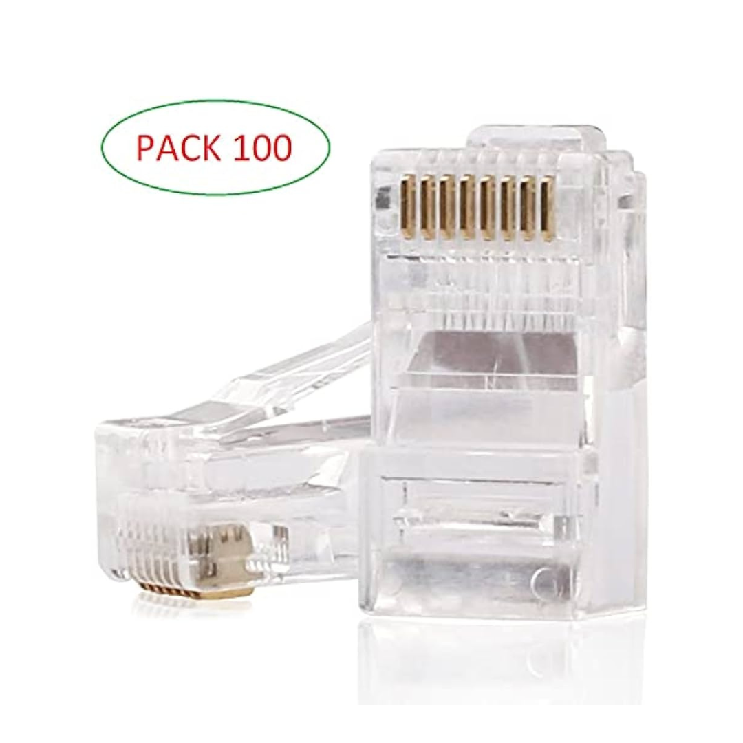 Genuine CAT6 Modular RJ45 Connector (Box/100pcs)