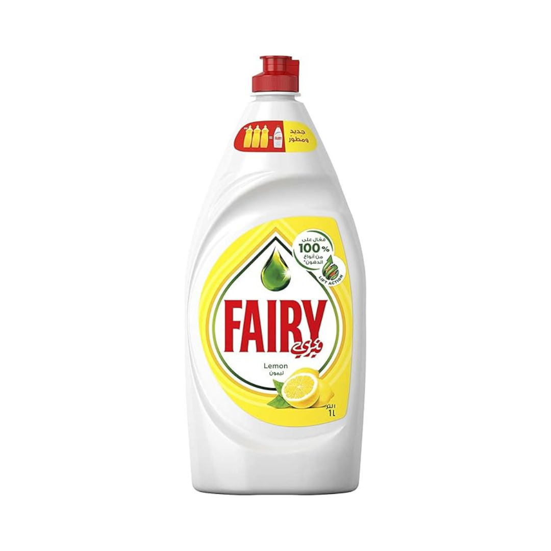 FAIRY DISH WASH LIQUID LEMON- 1 LITER