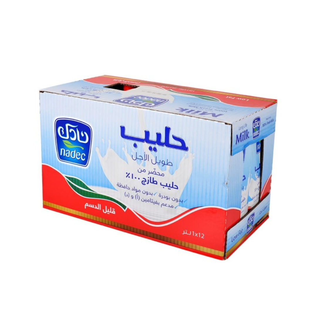 NADEC LOW FAT LONG LIFE MILK - 1LTR