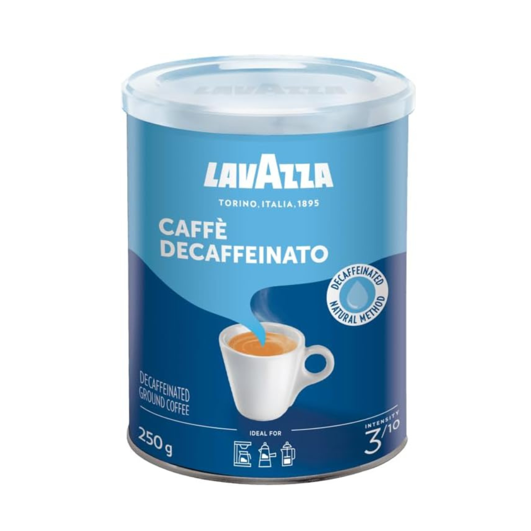 LAVAZZA DECAFFEINATED COFFEE 250GM