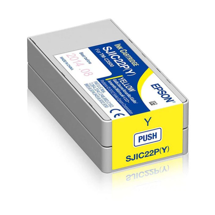 Epson TM-C3500 Ink Cartridge SJIC22P(Y) - Yellow