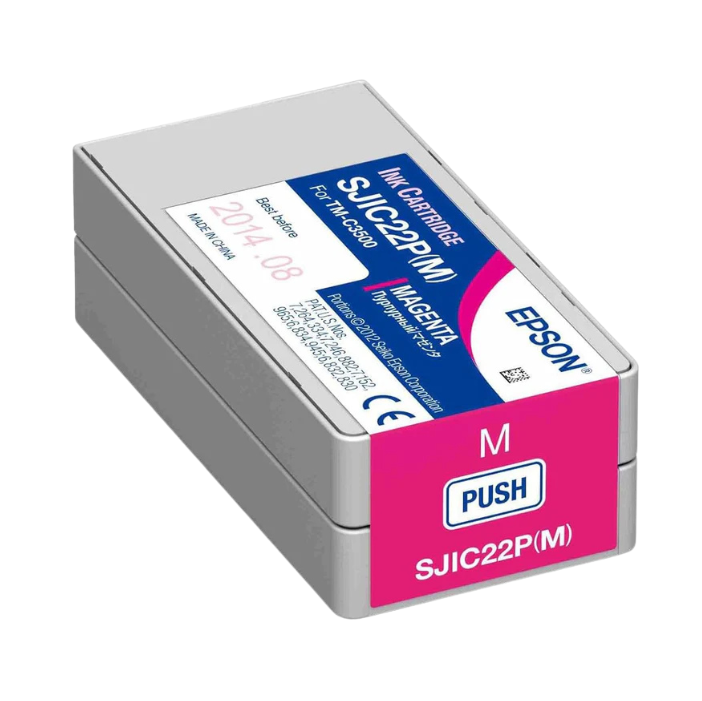 Epson TM-C3500 Ink Cartridge SJIC22P(M) - Magenta