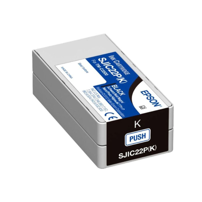 Epson TM-C3500 Ink Cartridge SJIC22P(K) - Black