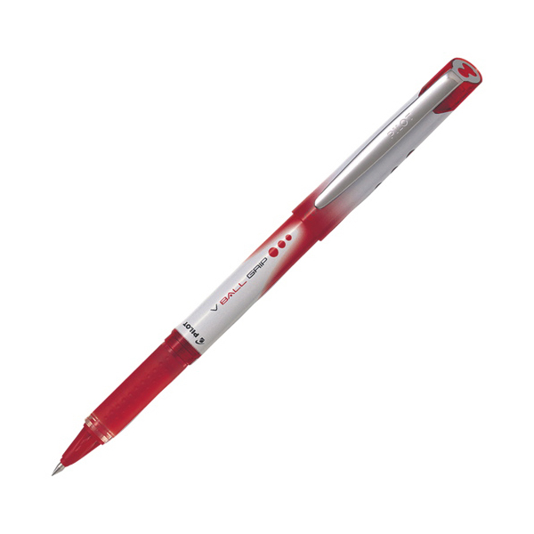 Buy Pilot BLNVBG-V5-R Vball Grip Liquid Ink 0.5 mm Rollerball Pen - Red ...
