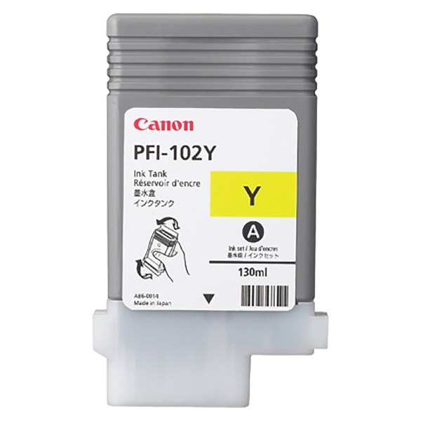 Canon PFI-102Y Ink Tank - Yellow