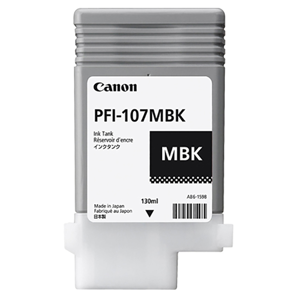 Canon PFI-107MBK Ink Cartridge - Matte Black