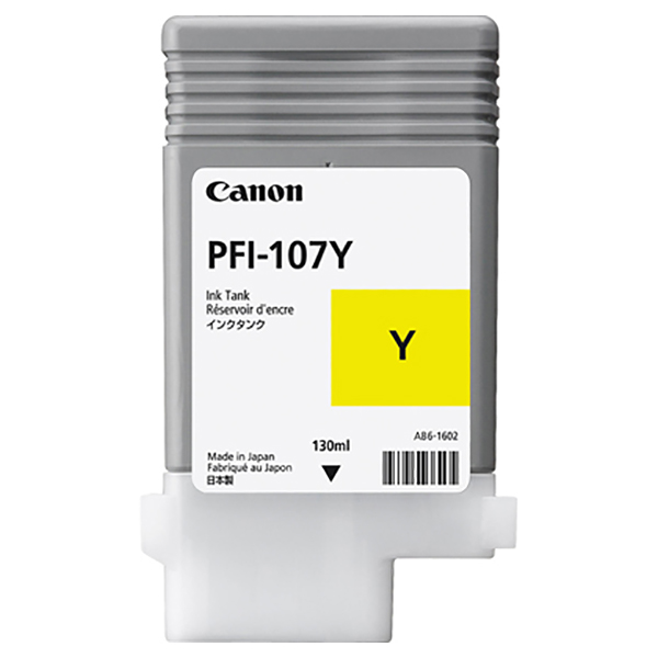 Canon PFI-107Y Ink Cartridge - Yellow