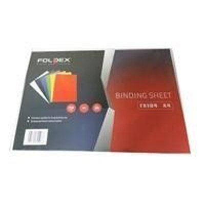 Foldex Binding Sheet A4 230gsm - Black (pkt/100pcs)