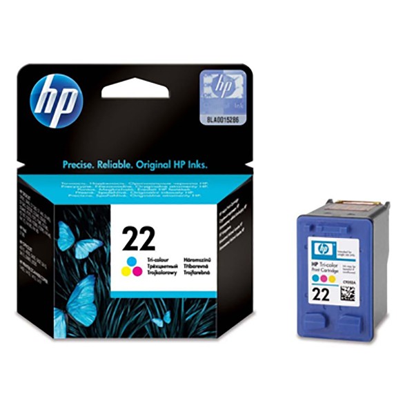 HP 22 Ink Cartridge (C9352AE) - Tri-Colour