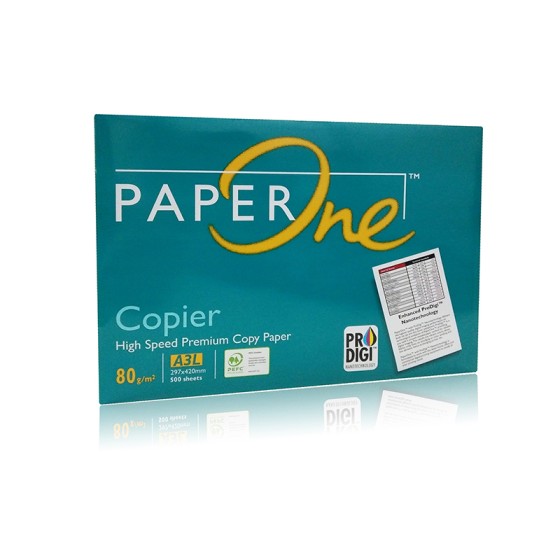 Buy Paper One Copier Paper 80gsm - A3 (box/5rm) Online @ AED167 from Bayzon